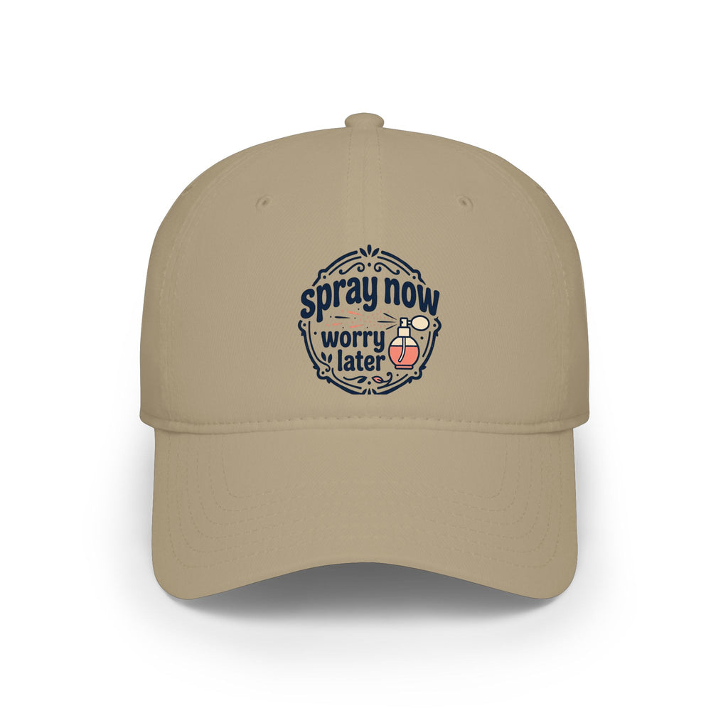 Baseball Cap — "Spray Now Worry Later" Garden Spritz Hat