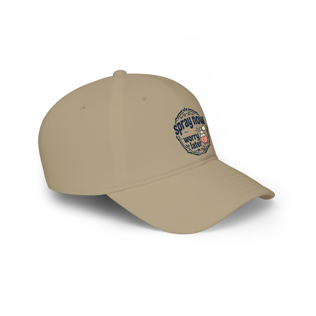Baseball Cap — "Spray Now Worry Later" Garden Spritz Hat